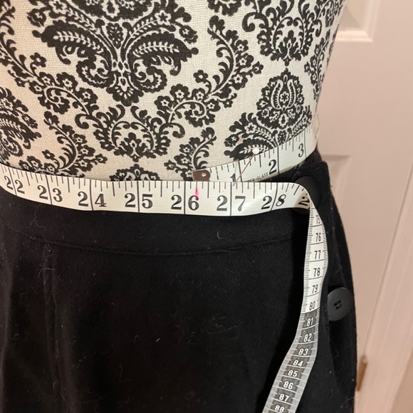 Vintage 1970’s Ann Steven’s NY Wrap Tartan Red Plaid Wool Skirt - Picture 9 of 9